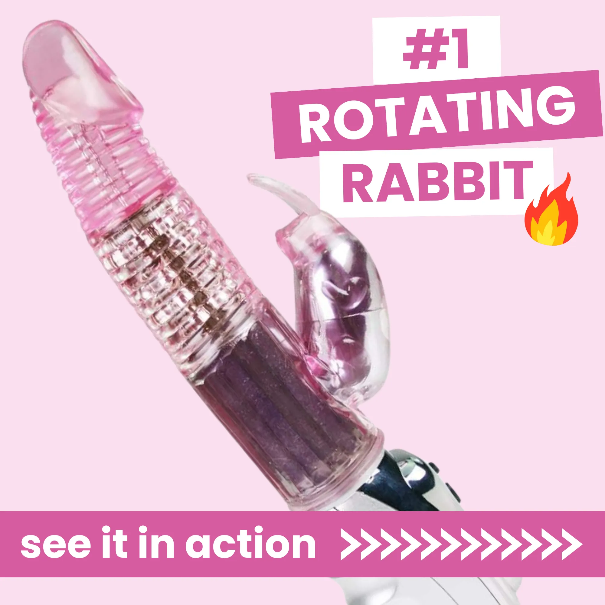 #1 Rotating Rabbit Dual-Action Vibrator