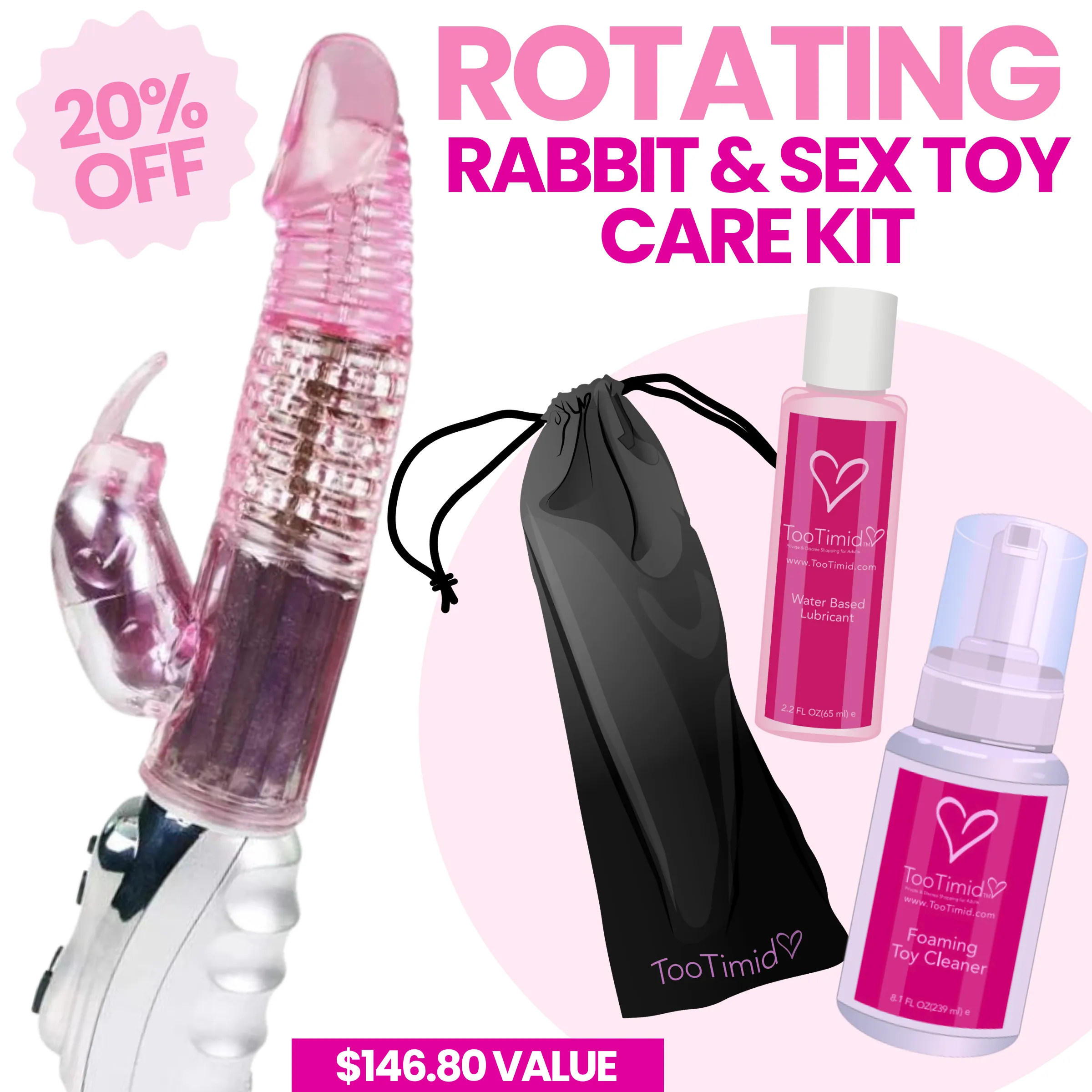 #1 Rotating Rabbit Dual-Action Vibrator