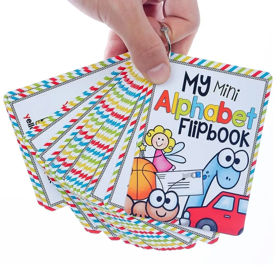 2 in 1 My Mini Alphabet, Numbers, Colors and Shapes Learning Flipbook - 13