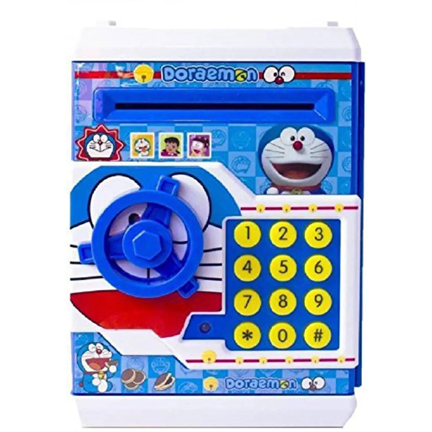 4508 Money Safe ATM Kids Piggy Savings Bank with Electronic Lock Piggy Bank ATM with Password, Cartoon Piggy Bank for Kids