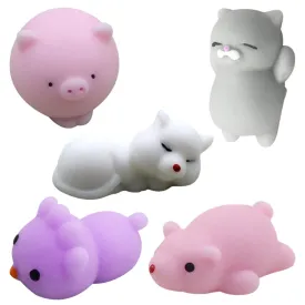 5Pack Cute Animal Toys Stress Relief Set Slow Rising Fidget Toys for Kids Adults