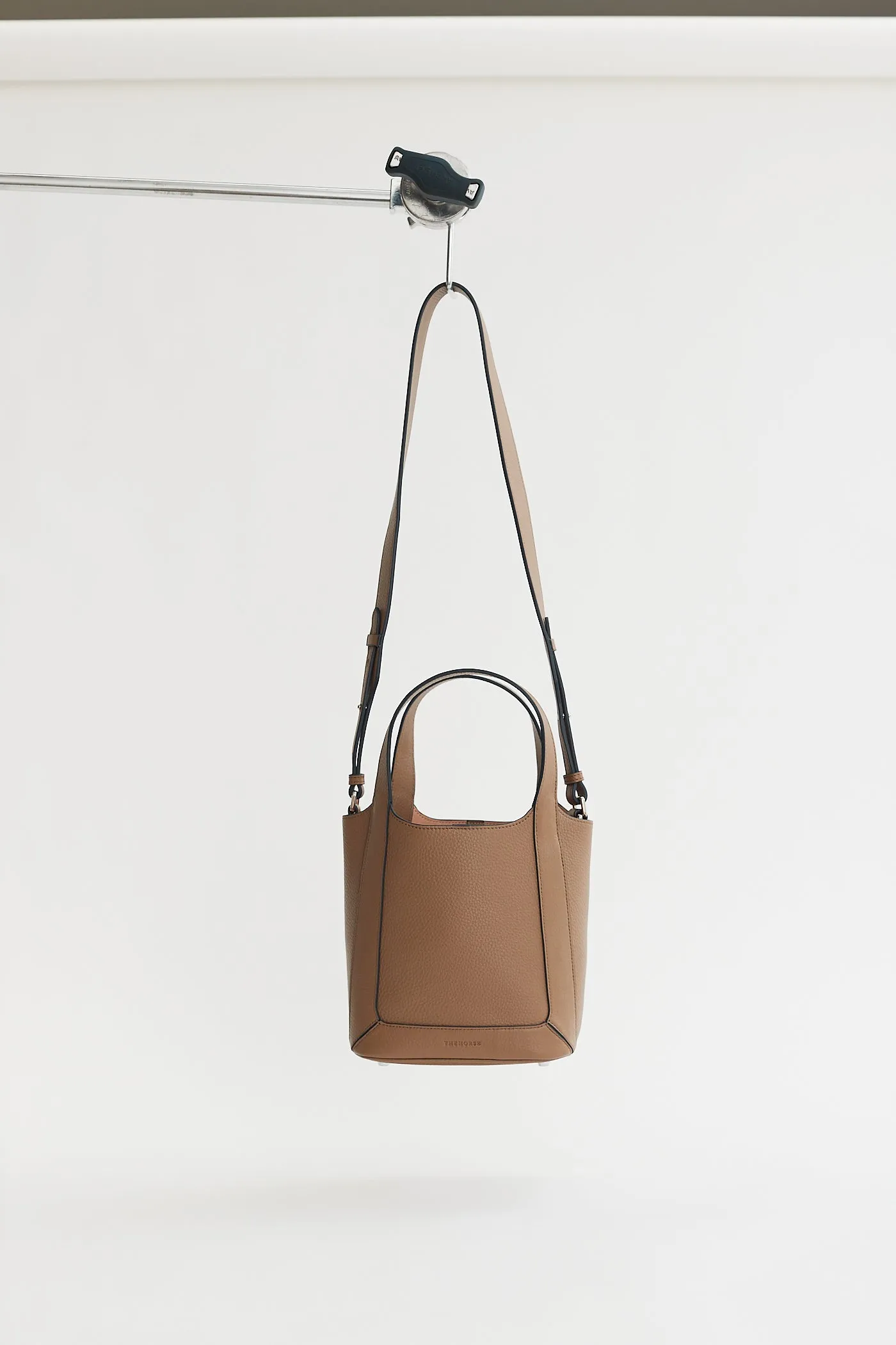 Alexie Tote: Taupe Pebbled Leather