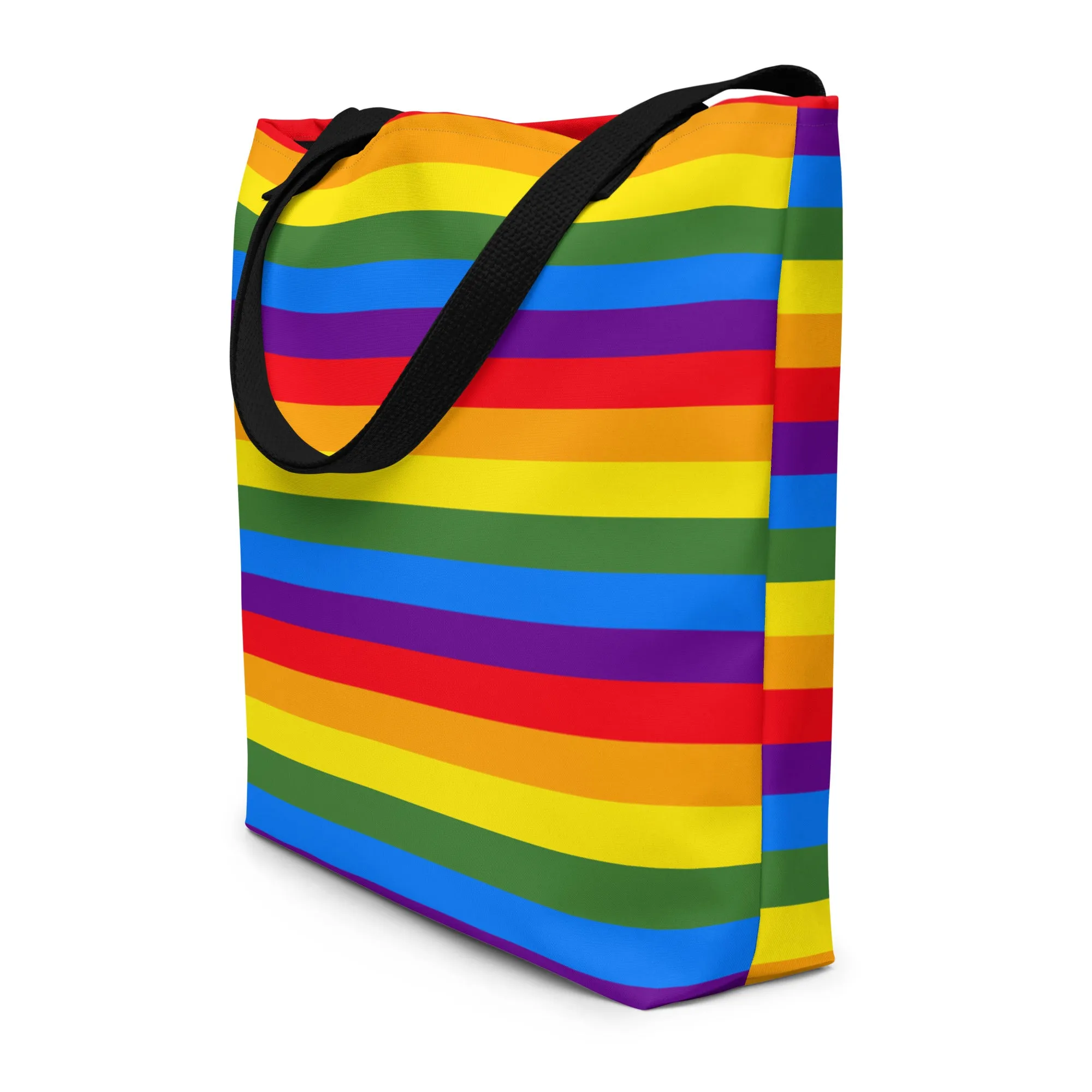 All-Over Print Large Tote Bag - Multi Colors