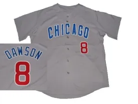 Andre Dawson Chicago Cubs Gray Road Jersey