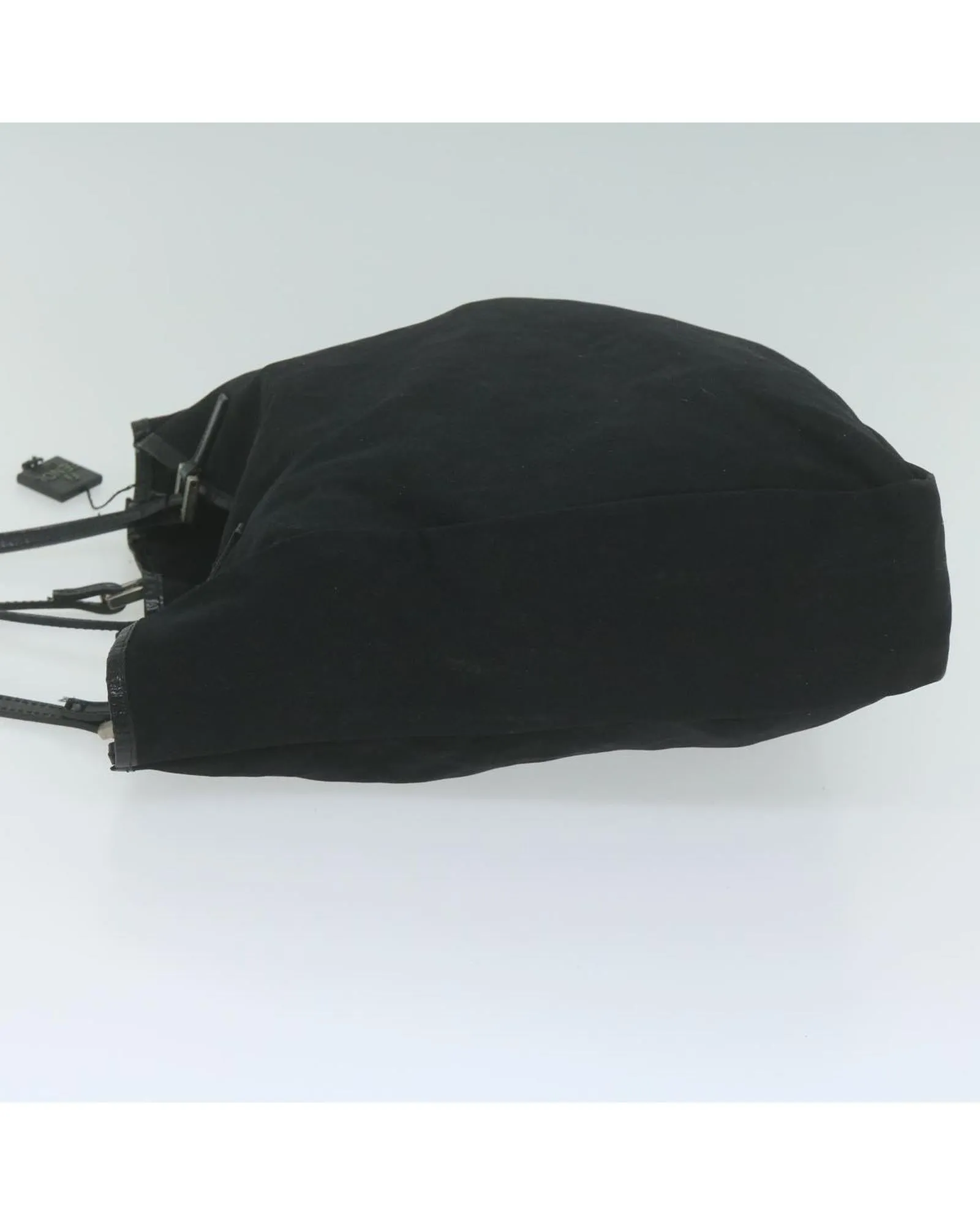 Black Nylon Hand Bag with Pouch