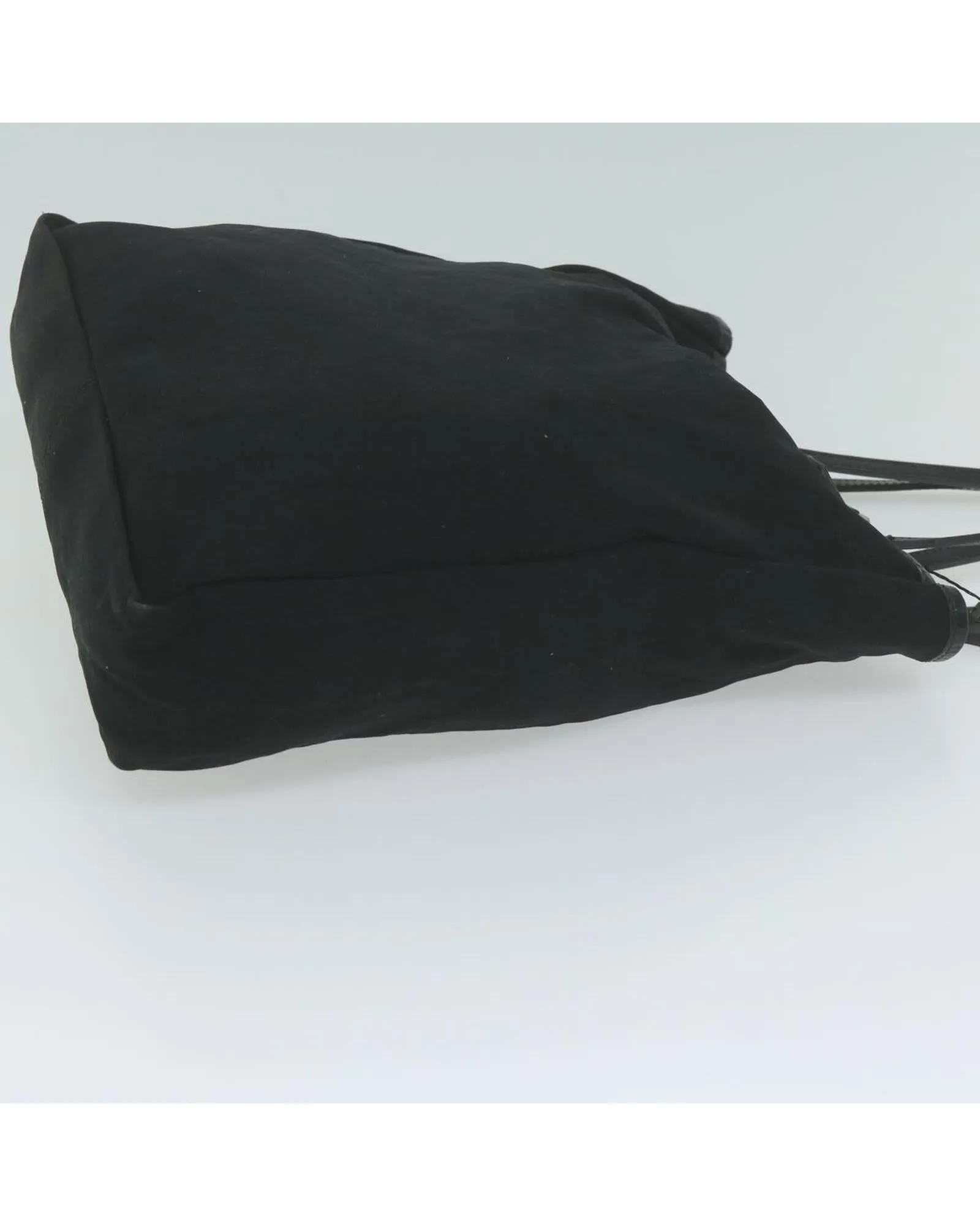 Black Nylon Hand Bag with Pouch