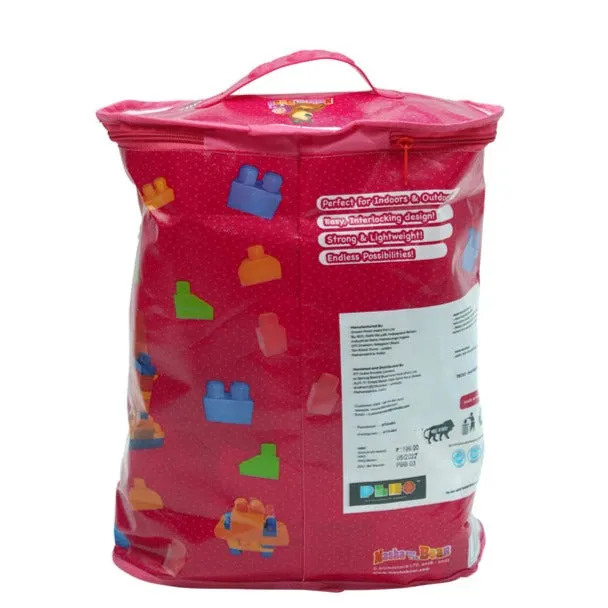 Building Blocks Bag Pack (80 Pieces) - Multicolour