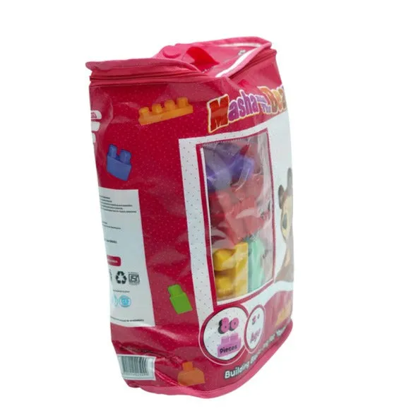 Building Blocks Bag Pack (80 Pieces) - Multicolour