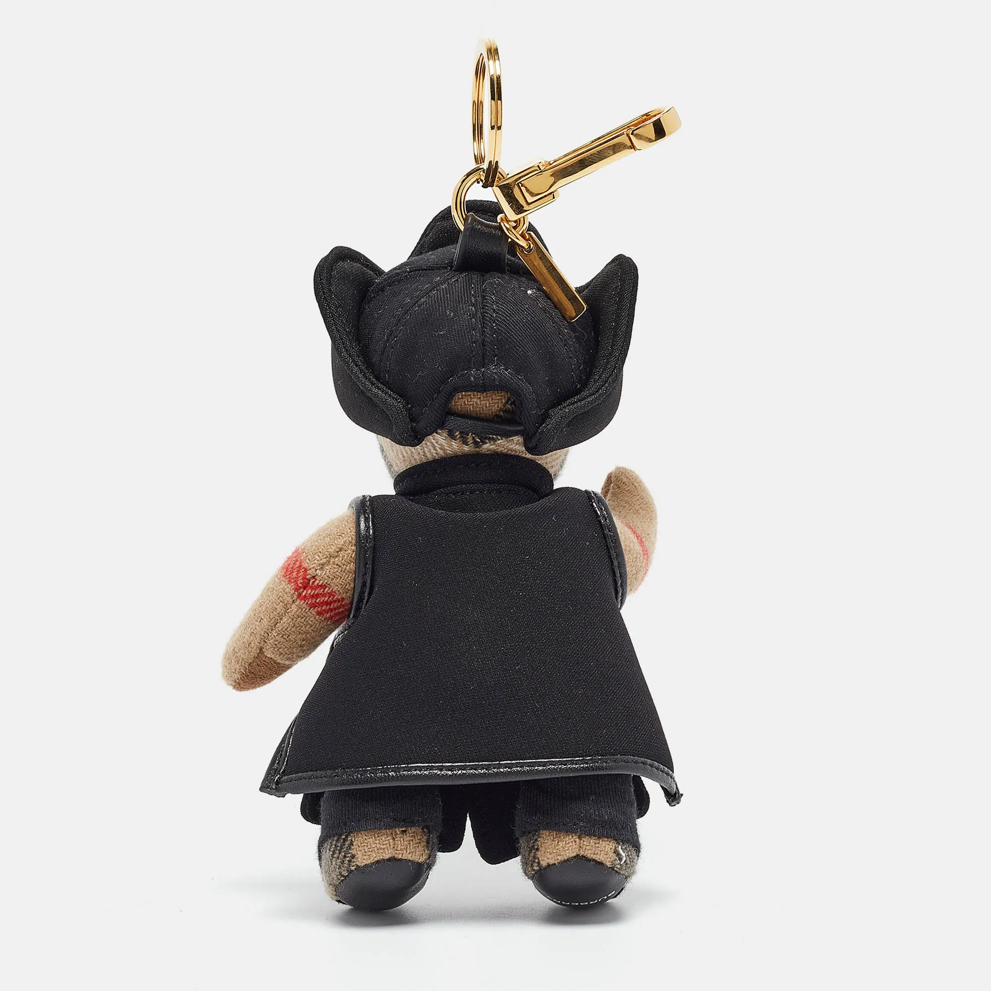 BURBERRY Black Thomas Bear Bag Charm