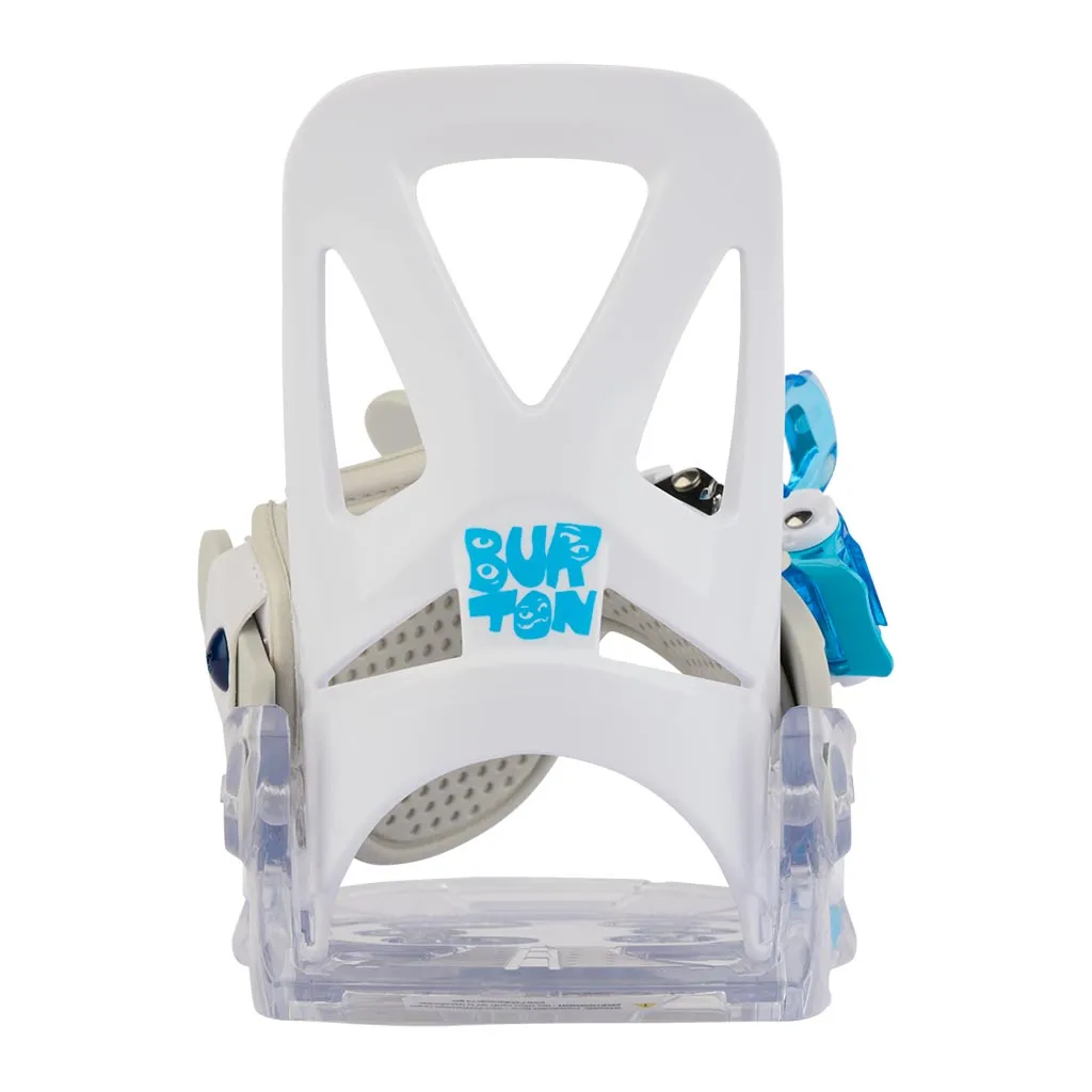 Burton 2024 Mini Grom Bindings - White