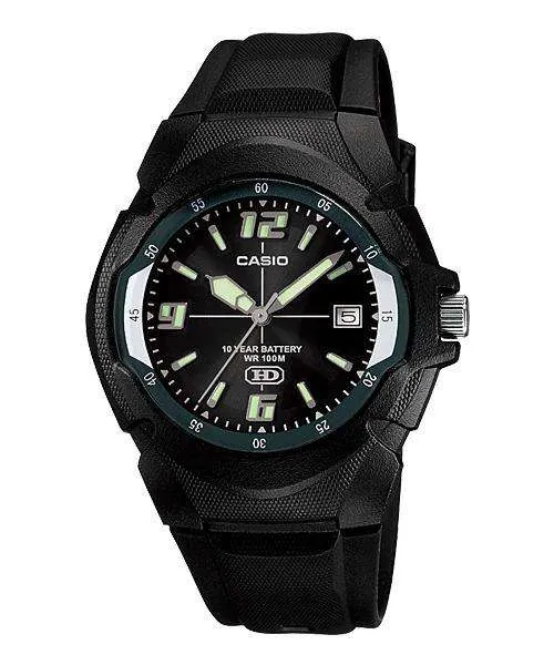 Casio Enticer MW-600F-1AVDF  Black Resin Strap Analog Men's Watch