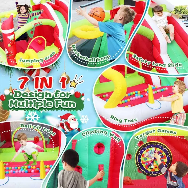 Christmas Inflatable Bouncer for Kids