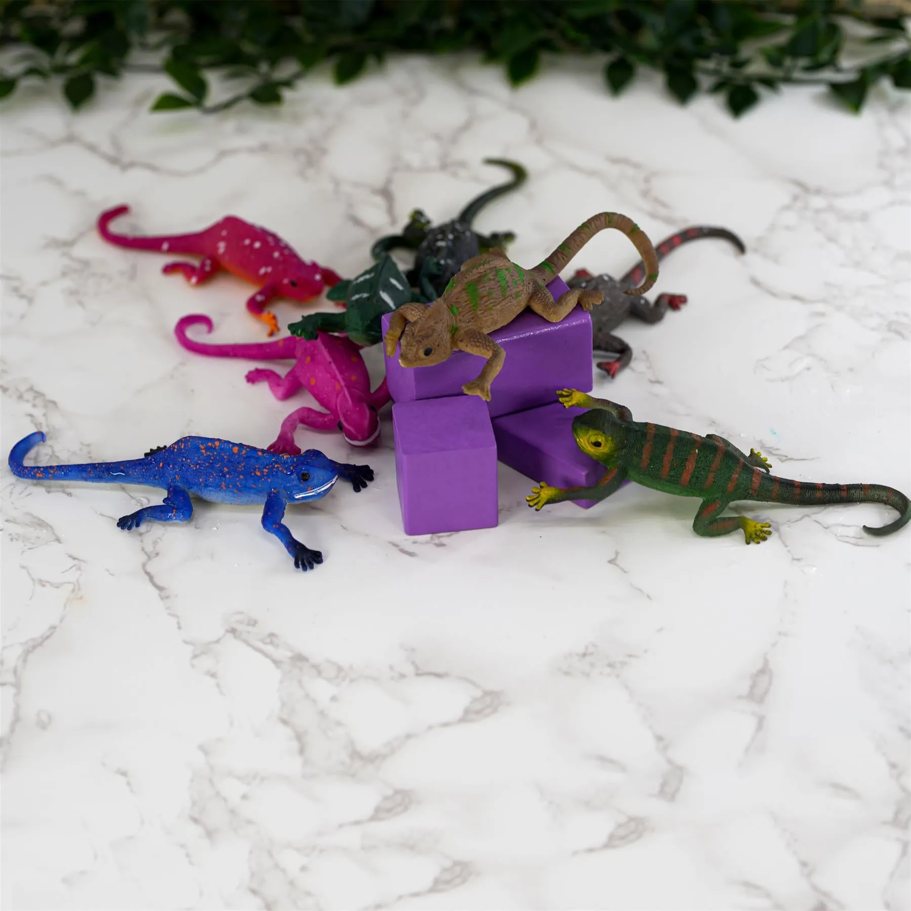 Colour Changing Chameleon Lizard Pocket Money Toy