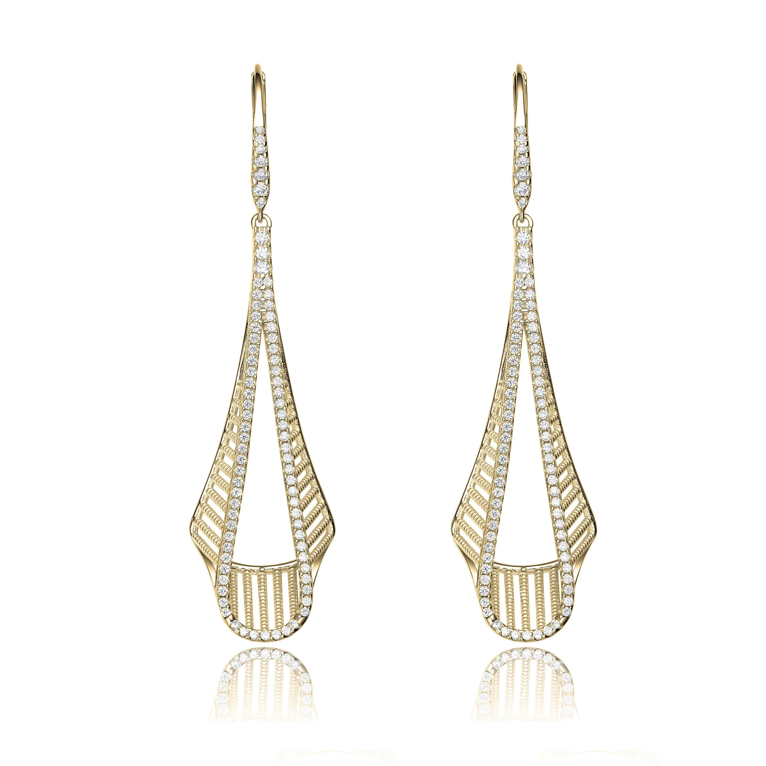 Déco Statement Drop Earrings