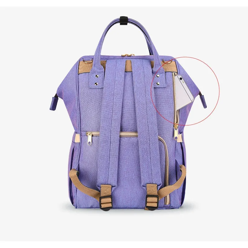 Diaper Bag - Purple Deer