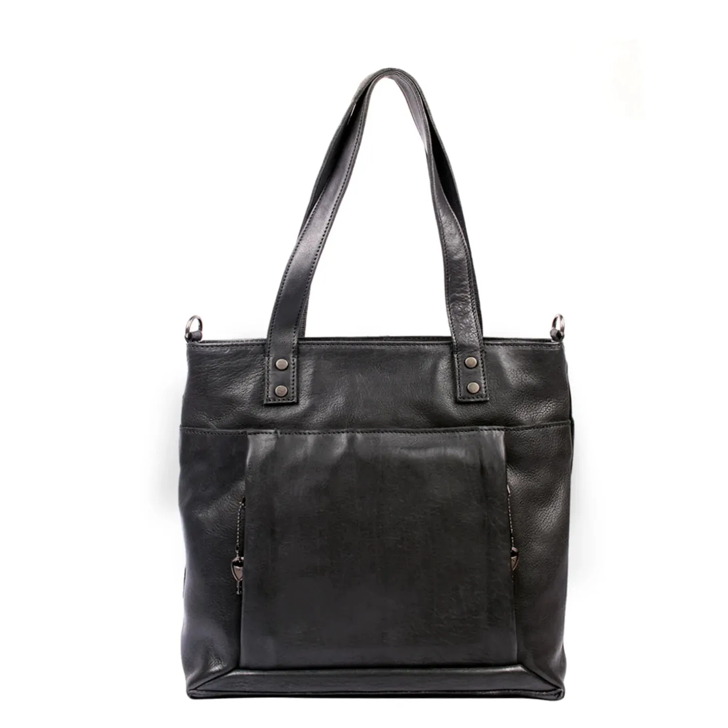 Eden Leather Concealed Carry Tote with Crossbody Strap