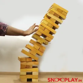 Giant Jenga - Wooden Tumbling Tower with Storage Bag