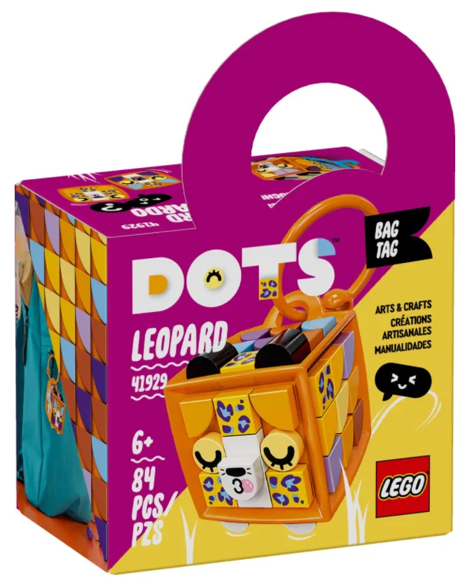 LEGO 41929: DOTS: Bag Tag Leopard