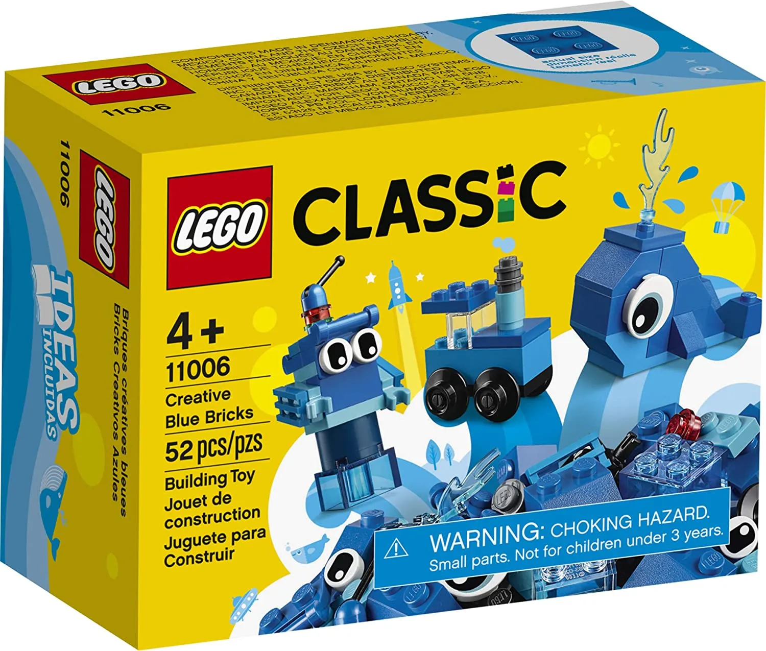 LEGO Classic Creative Blue Bricks