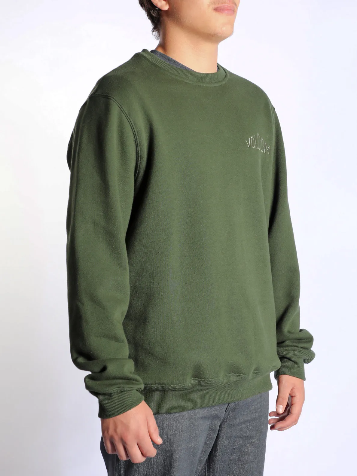 Merick Crew Fleece Sweatshirt - Duffle Bag