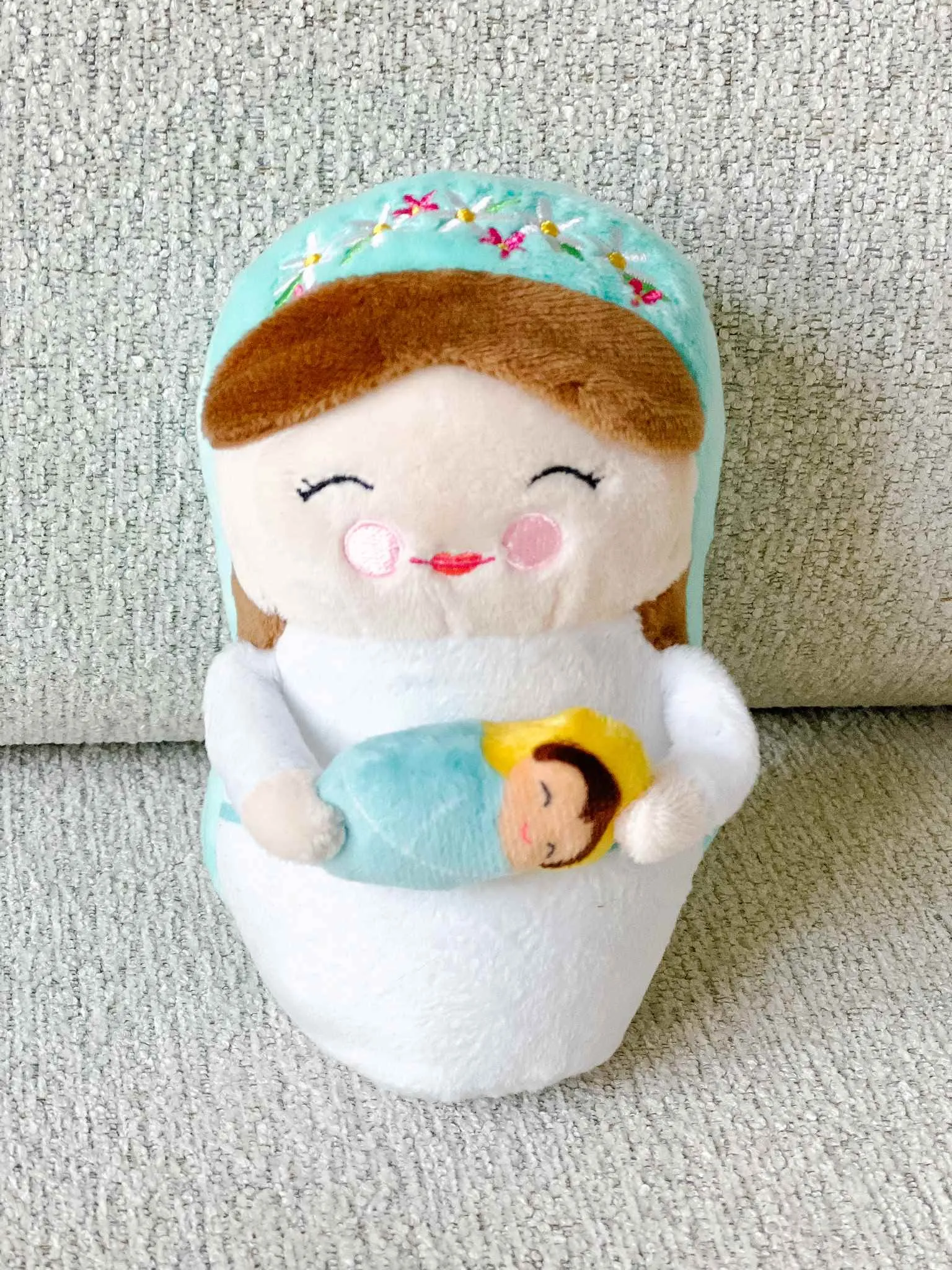 Mini Mother Mary Plush Doll