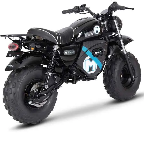 MotoTec 60v 1500w Electric Powered Mini Bike Lithium Black