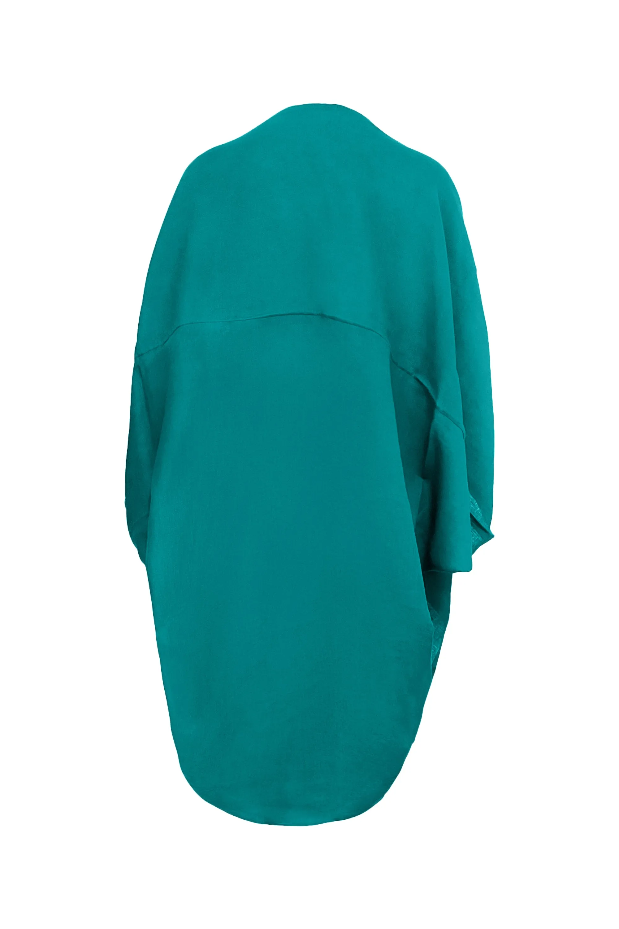 NEW! LINEN Kimono Viridian Green