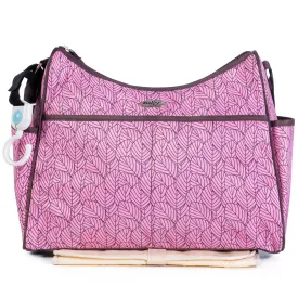 Petals Diaper Bag - Lavender