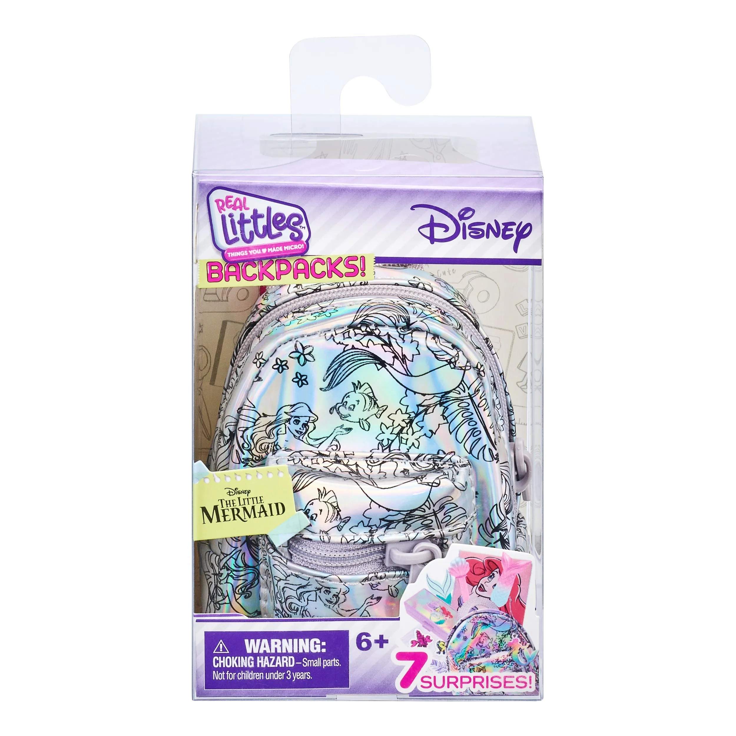 REAL LITTLES DISNEY BACKPACK THE LITTLE MERMAID