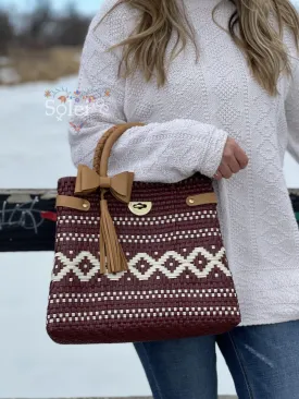 Recycled Plastic Handmade Bag. Huichol Luxe