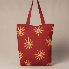 Red - Chandi Maati Tagai Work Tote Bag