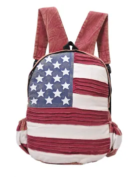 Red Stars and Stripes Backpack