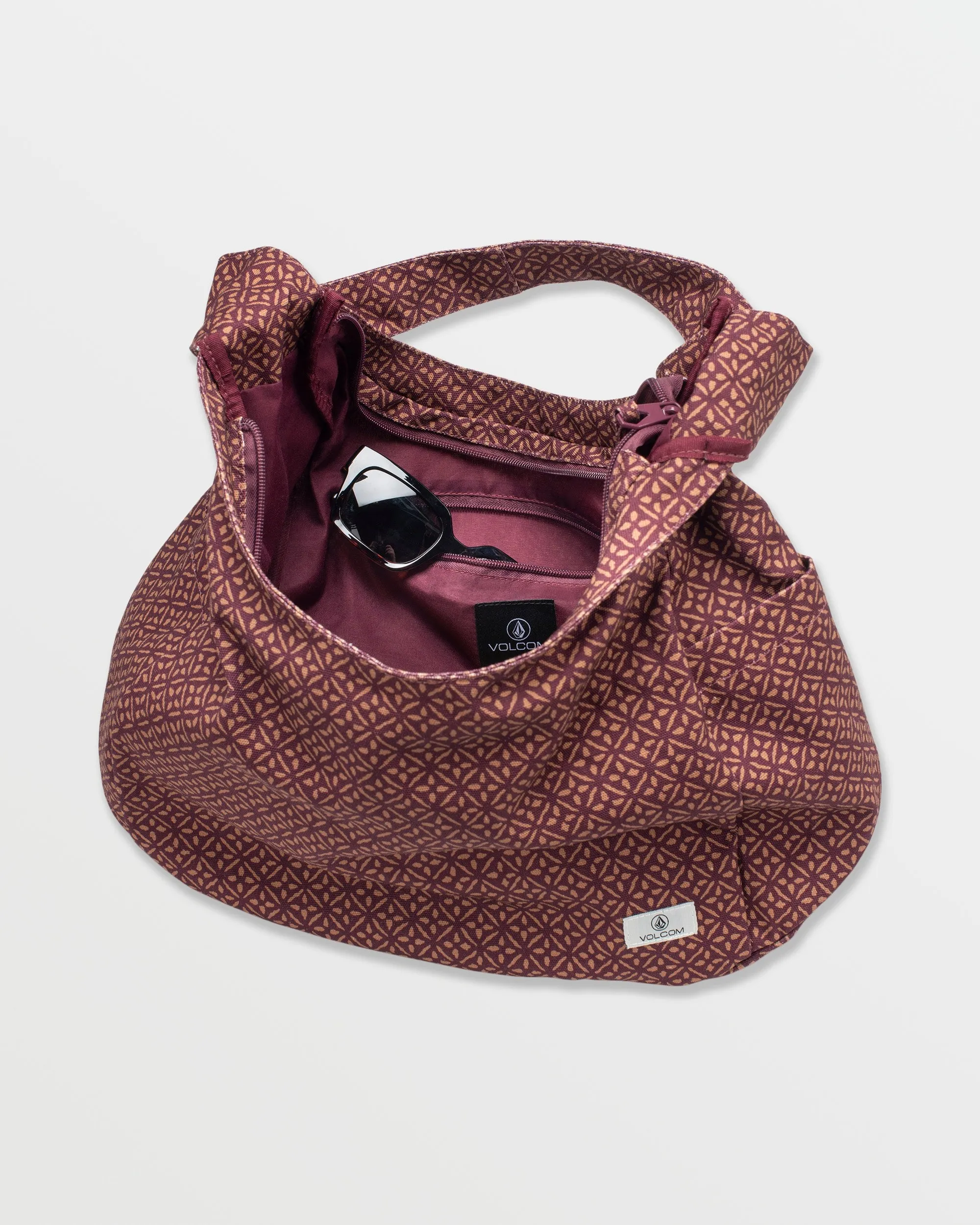 Schoolyard Canvas Hobo Tote - Espresso