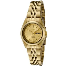 SEIKO SYMA38K1 Automatic Gold Plated Stainless Steel Watch for Women