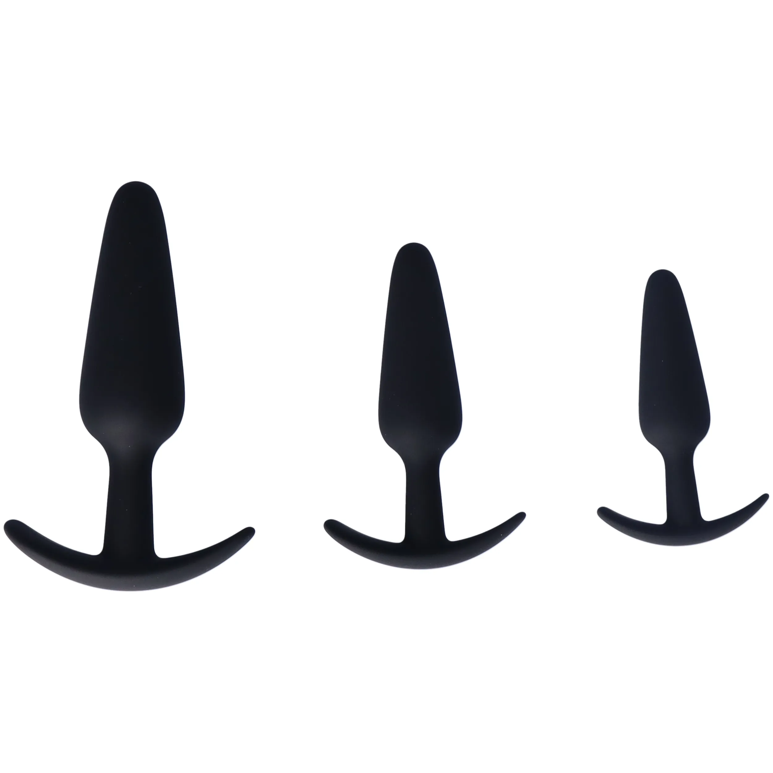 Silicone Anal Training Plug Set - Three Sizes!