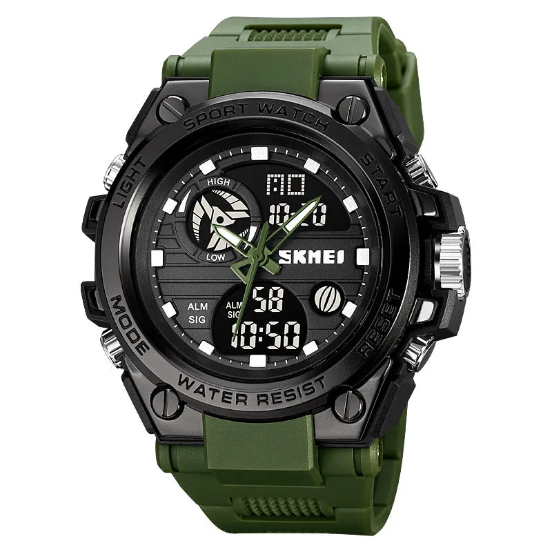 SKMEI 2031 Analog Digital Watch 50m Waterproof Sports Watch for Men