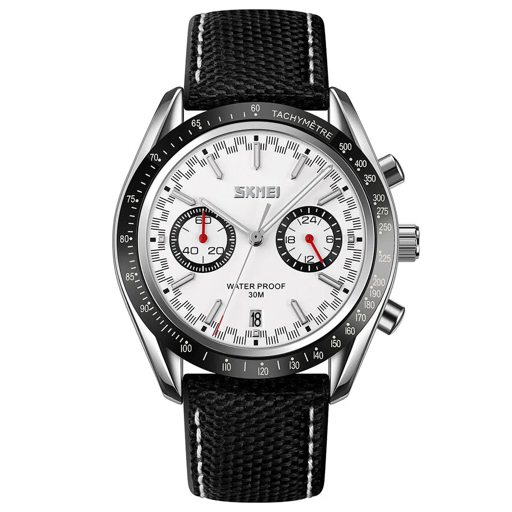 SKMEI 9292 Sports Style Pilot Watch for Men w/ Stopwatch & Calendar