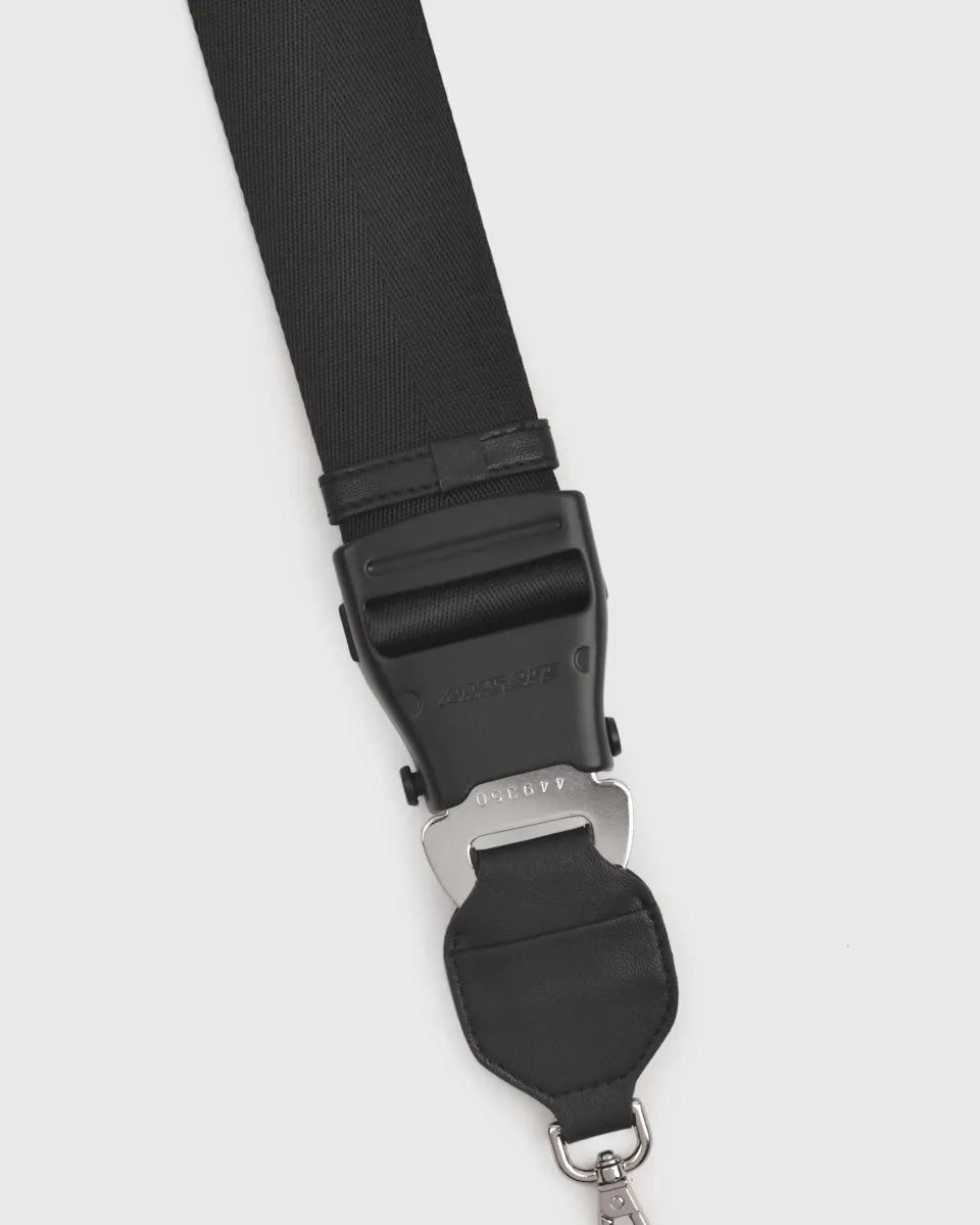 TOS x SIA Seat Belt Bag Strap (Black/Black)