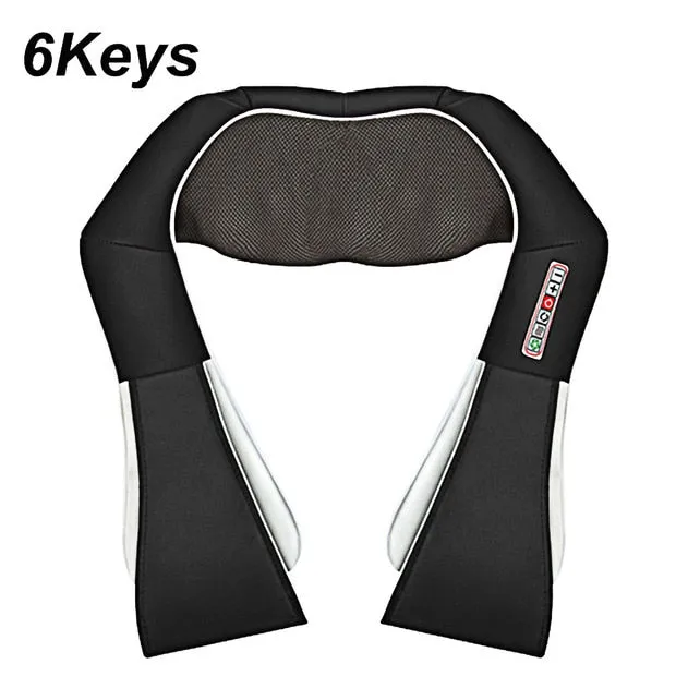 U Shape Electrical Shiatsu Massage Back Neck Shoulder Body at Car/Home