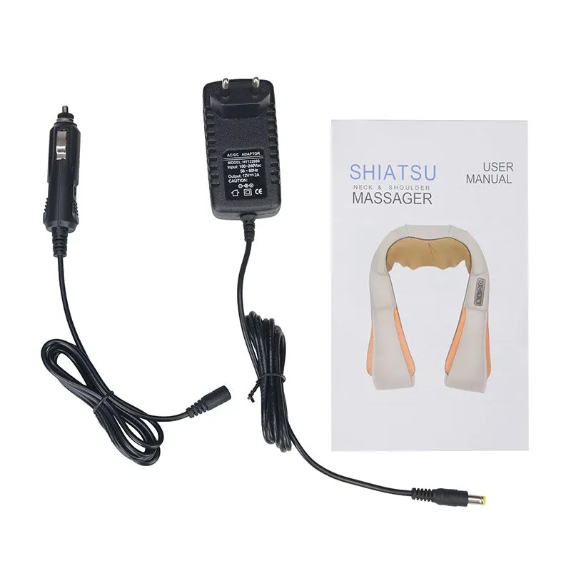 U Shape Electrical Shiatsu Massage Back Neck Shoulder Body at Car/Home