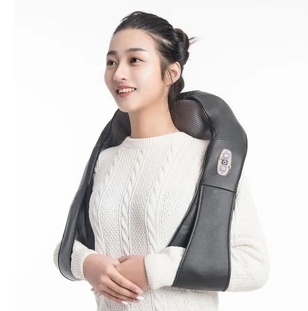 U Shape Electrical Shiatsu Massage Back Neck Shoulder Body at Car/Home