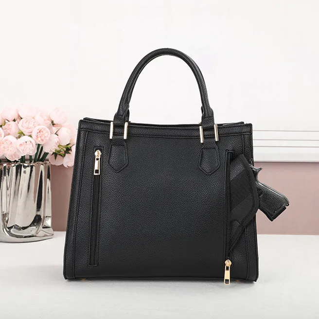 VISM CCW Purse PU Black