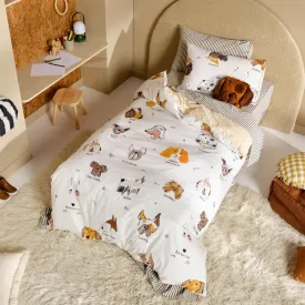 Woof Woof Quilt Cover Set by Linen House Kids