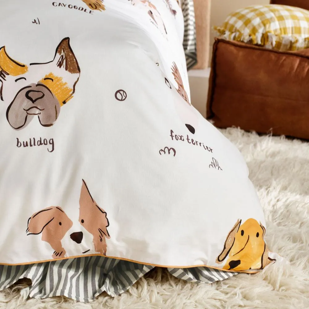 Woof Woof Quilt Cover Set by Linen House Kids