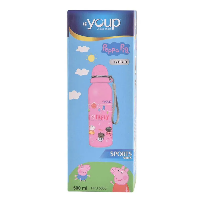 Youp HYBRID - 500 ml Stainless Steel Peppa Pig kids Water Bottle