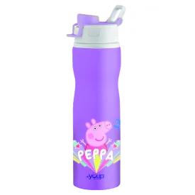 Youp Stainless Steel Purple Color Peppa Pig Kids Water Bottle TUKTUK - 750 ml