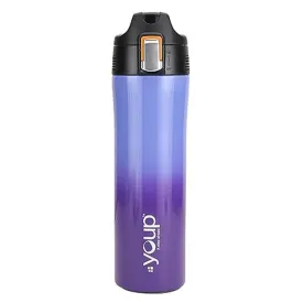 Youp Thermosteel Insulated Blue Purple Color Water Bottle LEXUS - 500 ml