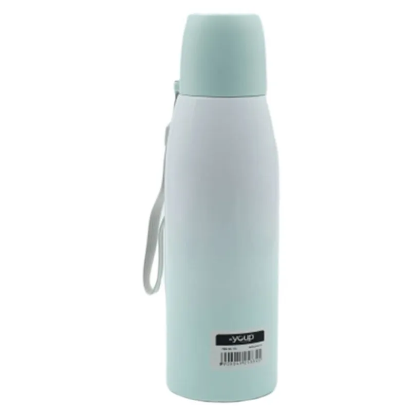 Youp Thermosteel Insulated Sea Green Color Water Bottle with cup cap - 500 ml